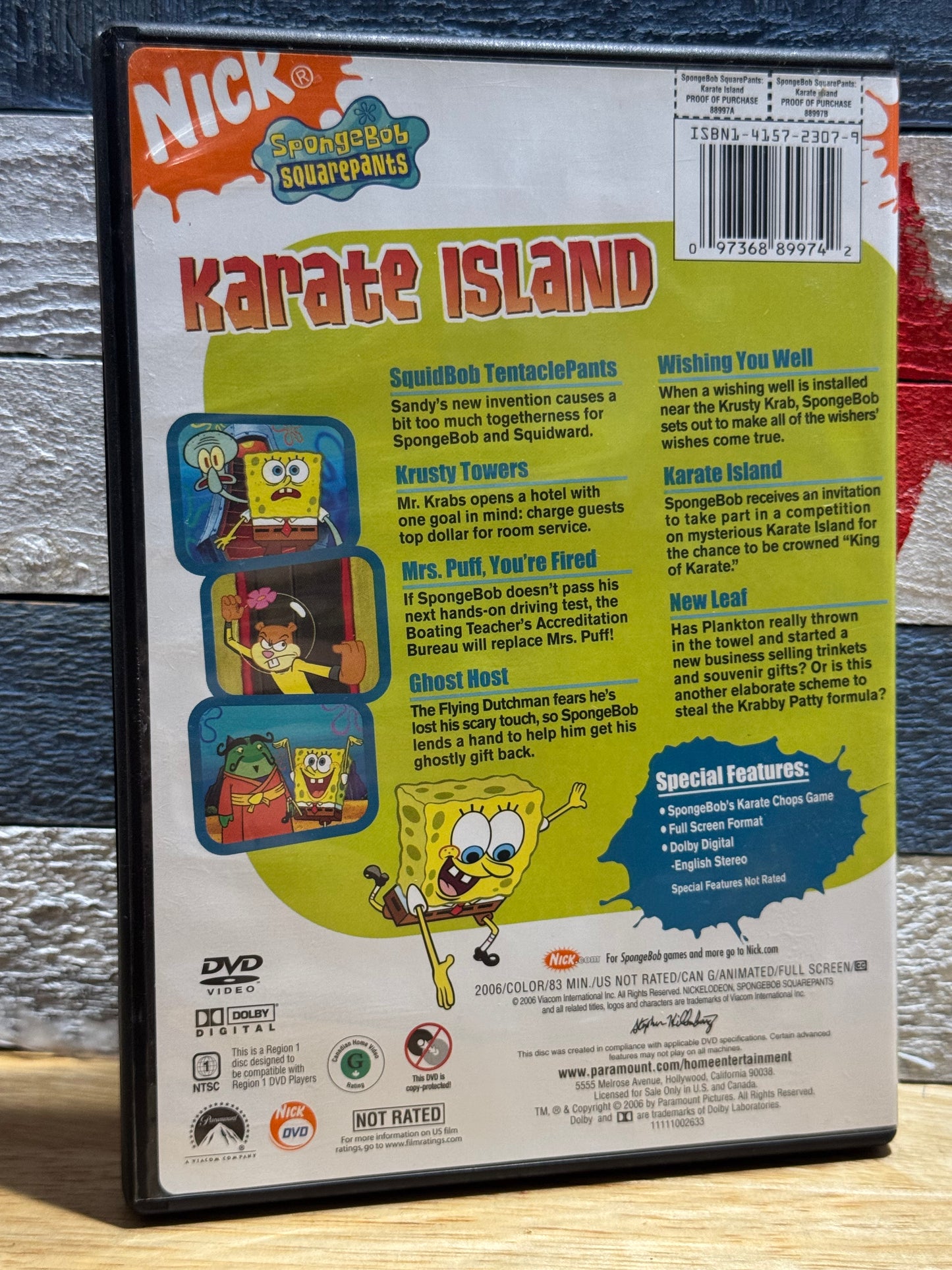 SpongeBob SquarePants Karate Island - DVD Used