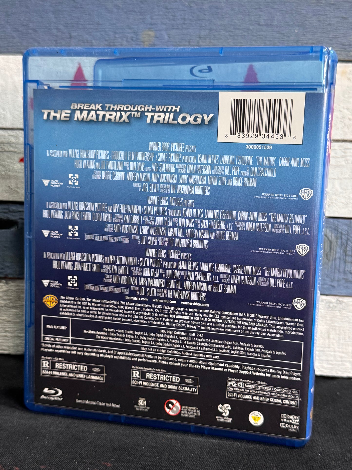 The Matrix Trilogy - Blu-ray Used