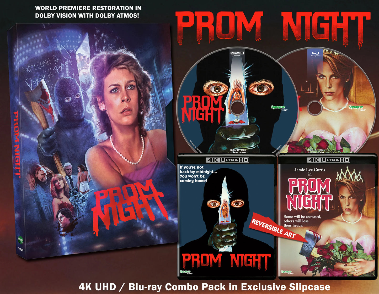 Prom Night (1980) [Limited Edition 3000 Unit 2-Disc 4K UHD+BD Set] Synapse Films