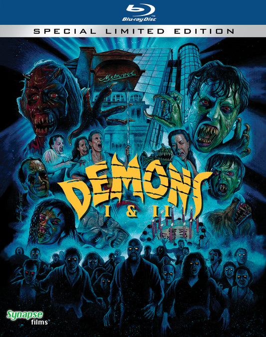 Demons & Demons 2 [1080p Blu-ray Two-disc Limited Edition] Synapse Films