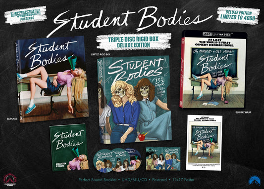 Student Bodies (1981) 3-Disc (UHD/BD/CD) Deluxe Edition - Terror Vision COMING IN OCTOBER!