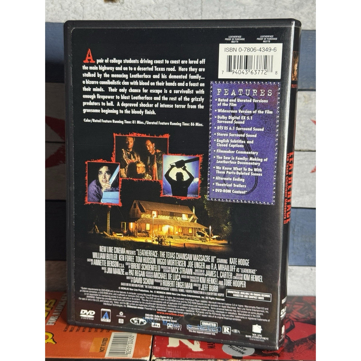 Leatherface: The Texas Chainsaw Massacre III - DVD Used