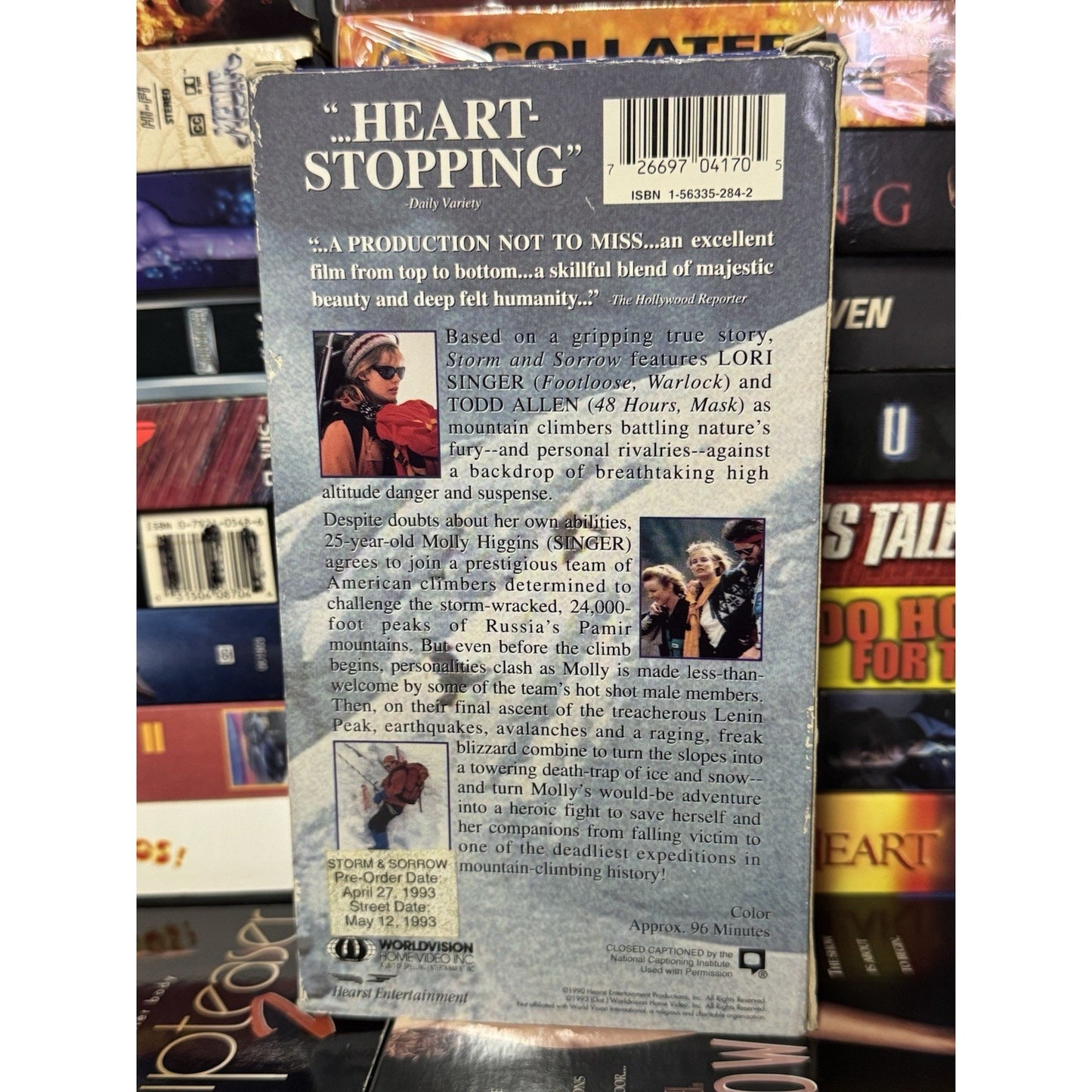 Storm And Sorrow Promo Screener - VHS Used