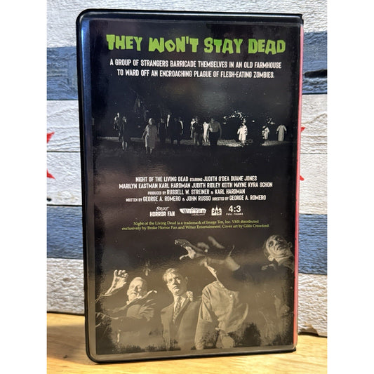 Night of the Living Dead - Broke Horror Fan Release VHS Used