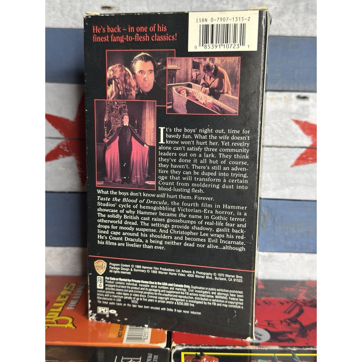 Taste the Blood of Dracula - VHS Used