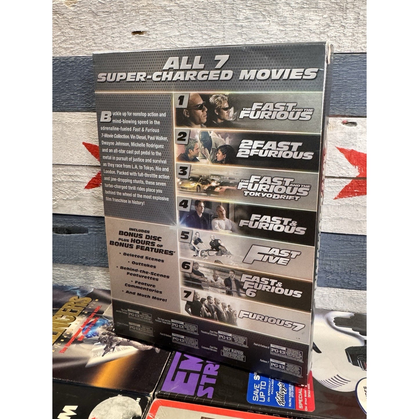 Fast & Furious 7-Movie Collection - DVD Used