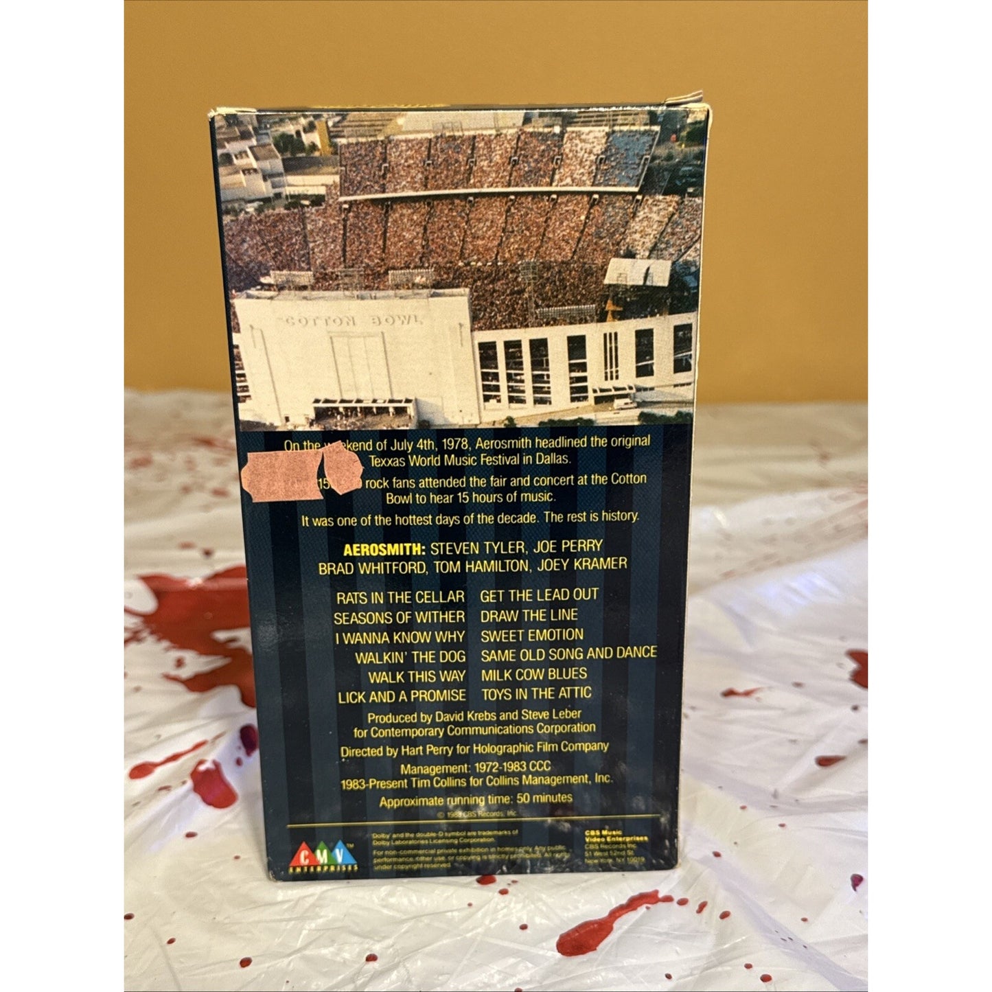 Aerosmith : Live Texxas Jam 78 - VHS Used