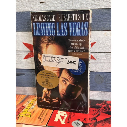 Leaving Las Vegas Promo Screener - VHS Used