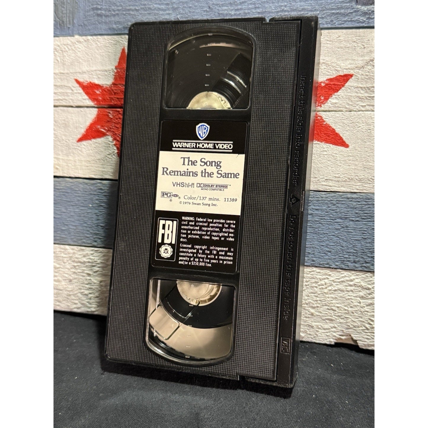 Led Zeppelin The Song Remains The Same Live - VHS Used