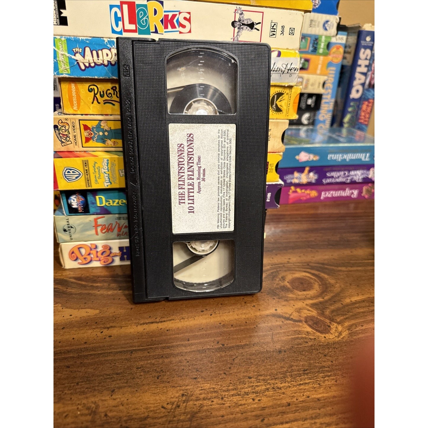 The Flintstones : 10 Ten Little Flintstones - VHS Used