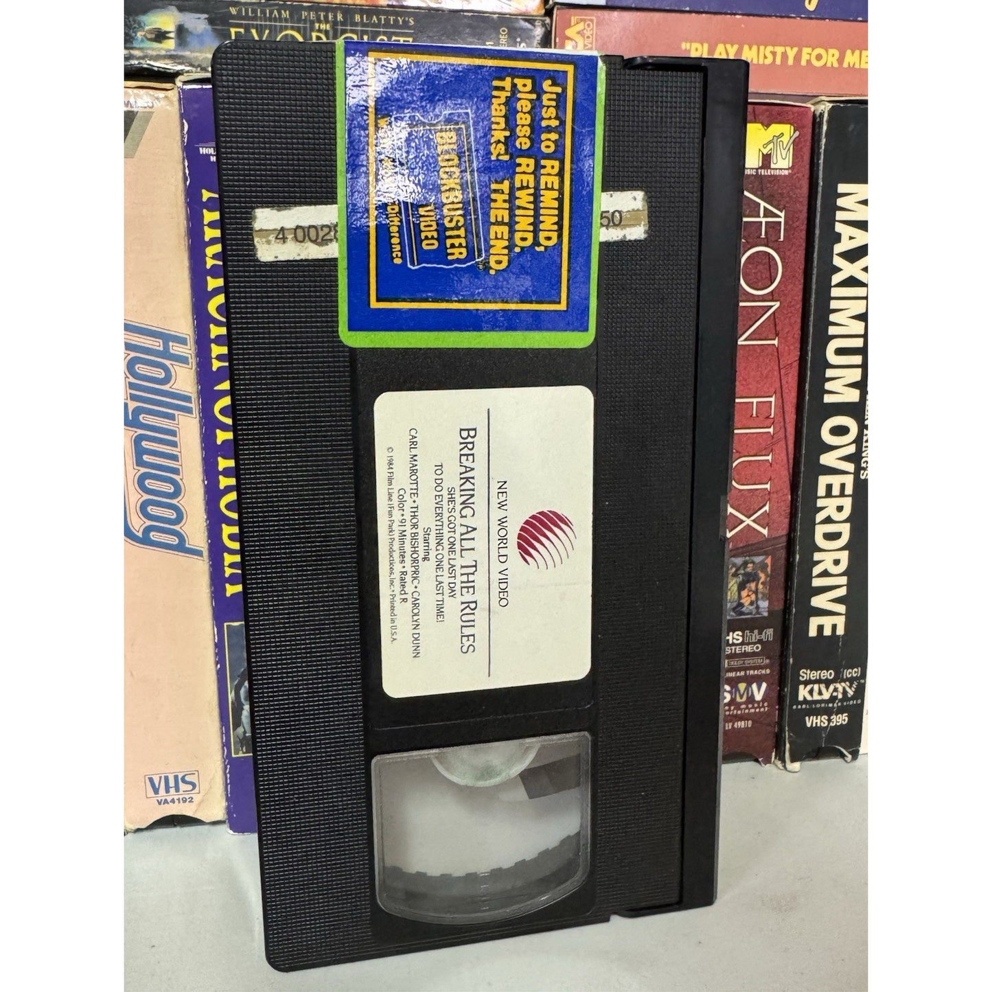 Breaking All The Rules -  New World Video VHS Used