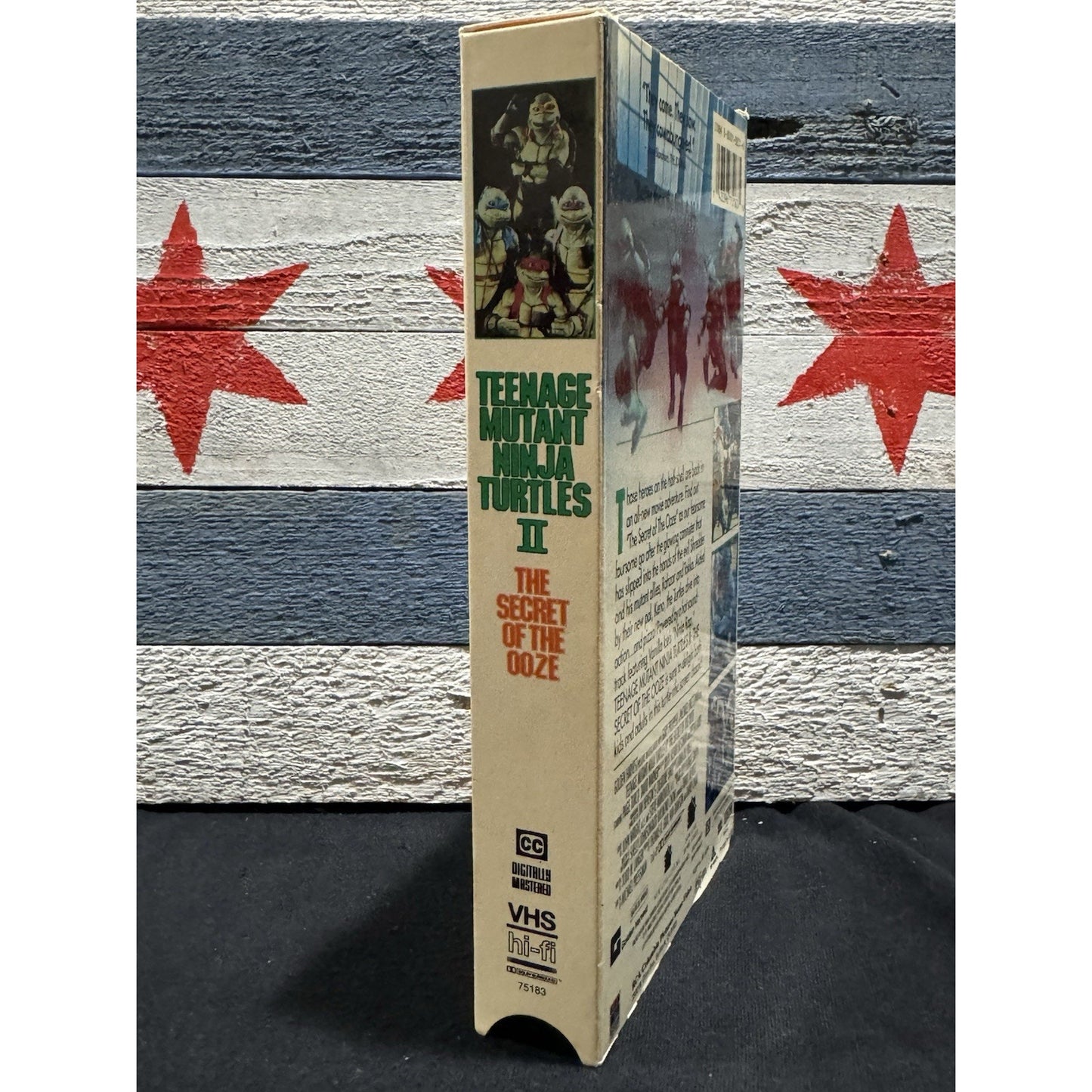 TMNT Teenage Mutant Ninja Turtles II 2: Secret Of Ooze - VHS Used