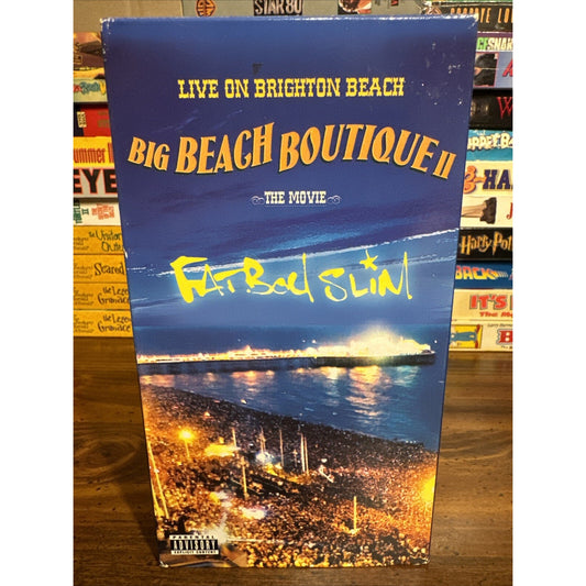 Fat Boy Slim Big Beach Boutique II Live On Brighton Beach - VHS Used