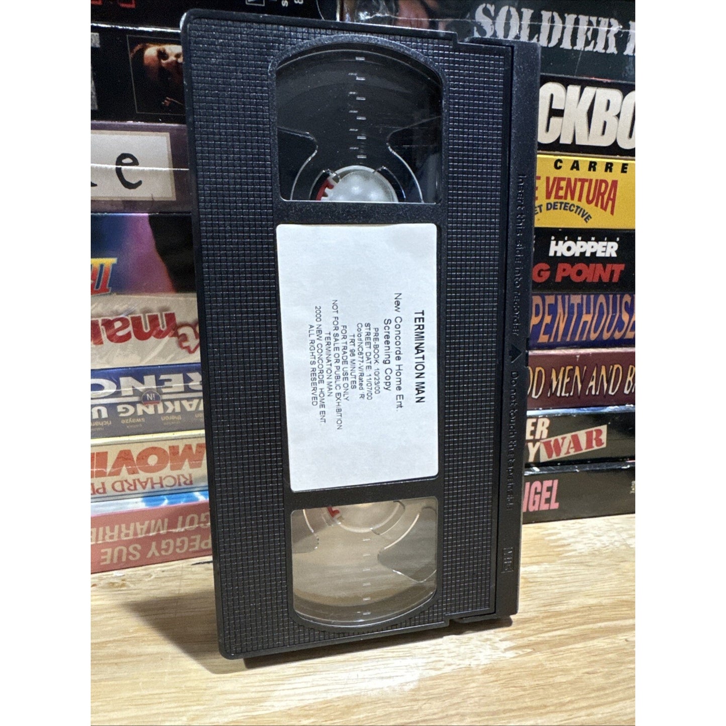 Termination Man Promo Screener - VHS Used