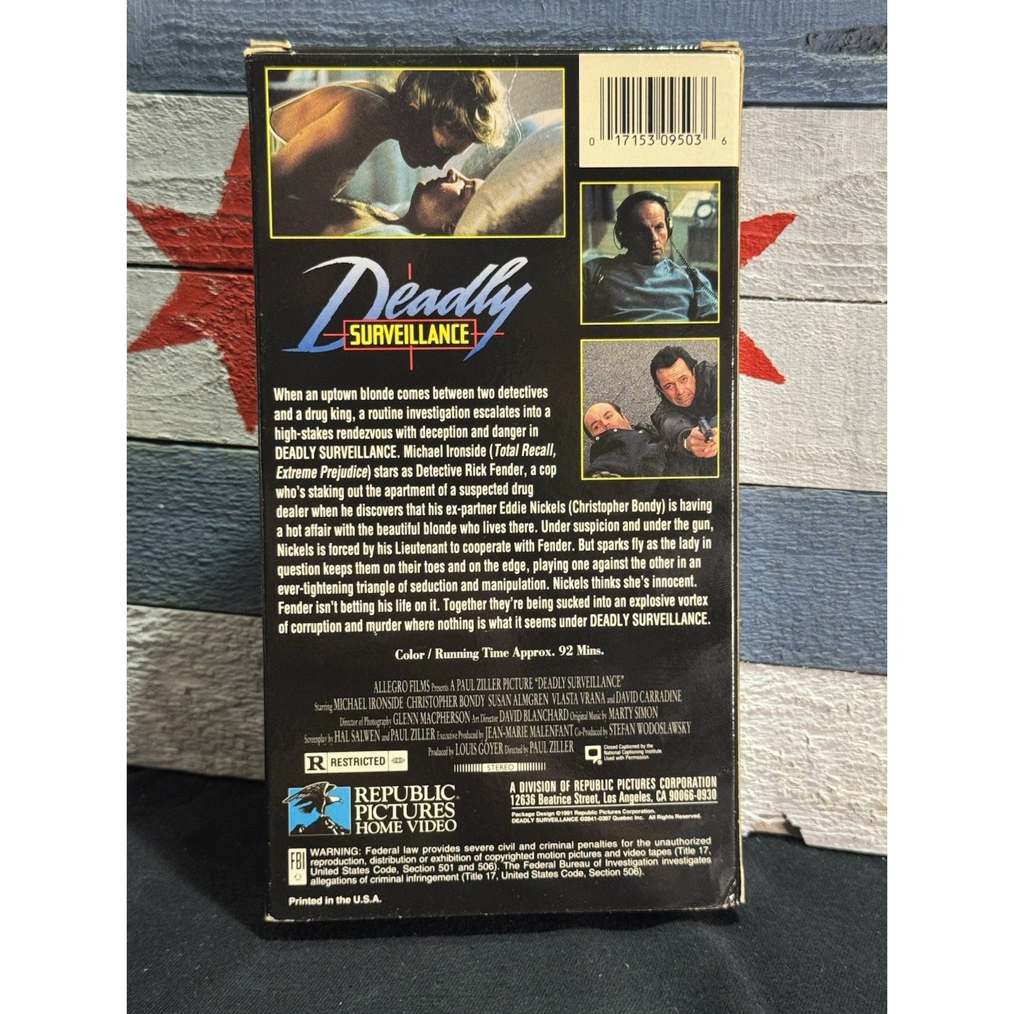 Deadly Surveillance - VHS Used