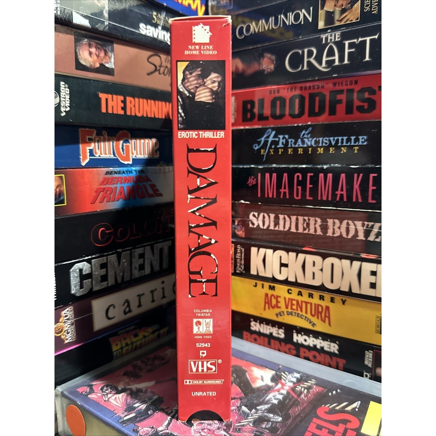 Damage Unrated Director's Cut - VHS Used