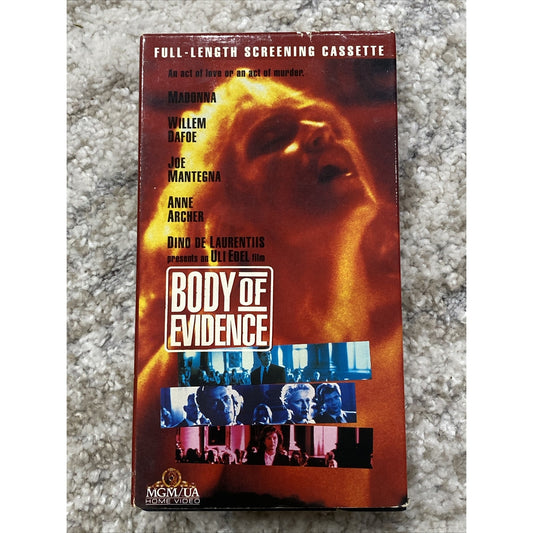 Body of Evidence Promo Screener - VHS Used