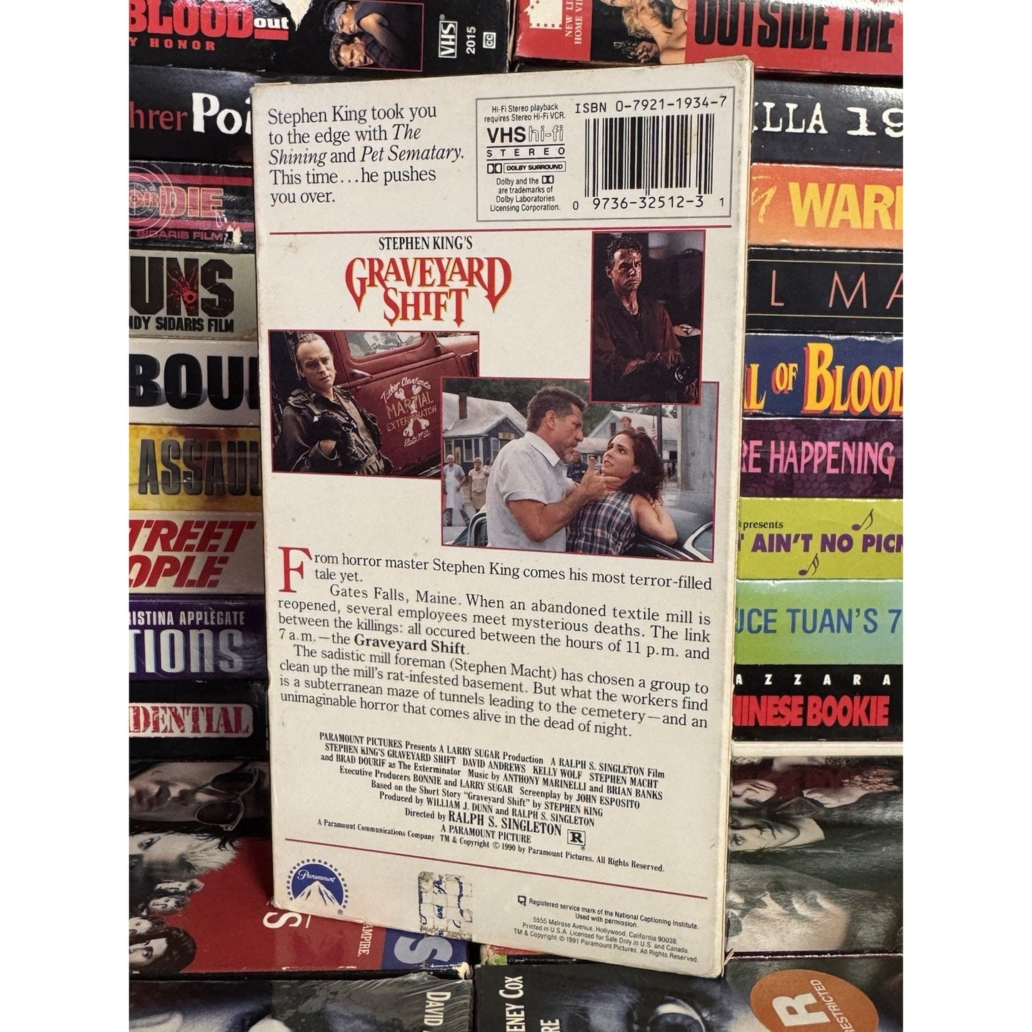 Stephen King's Graveyard Shift - VHS Used