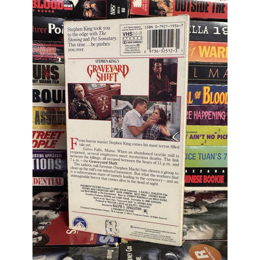 Stephen King's Graveyard Shift - VHS Used