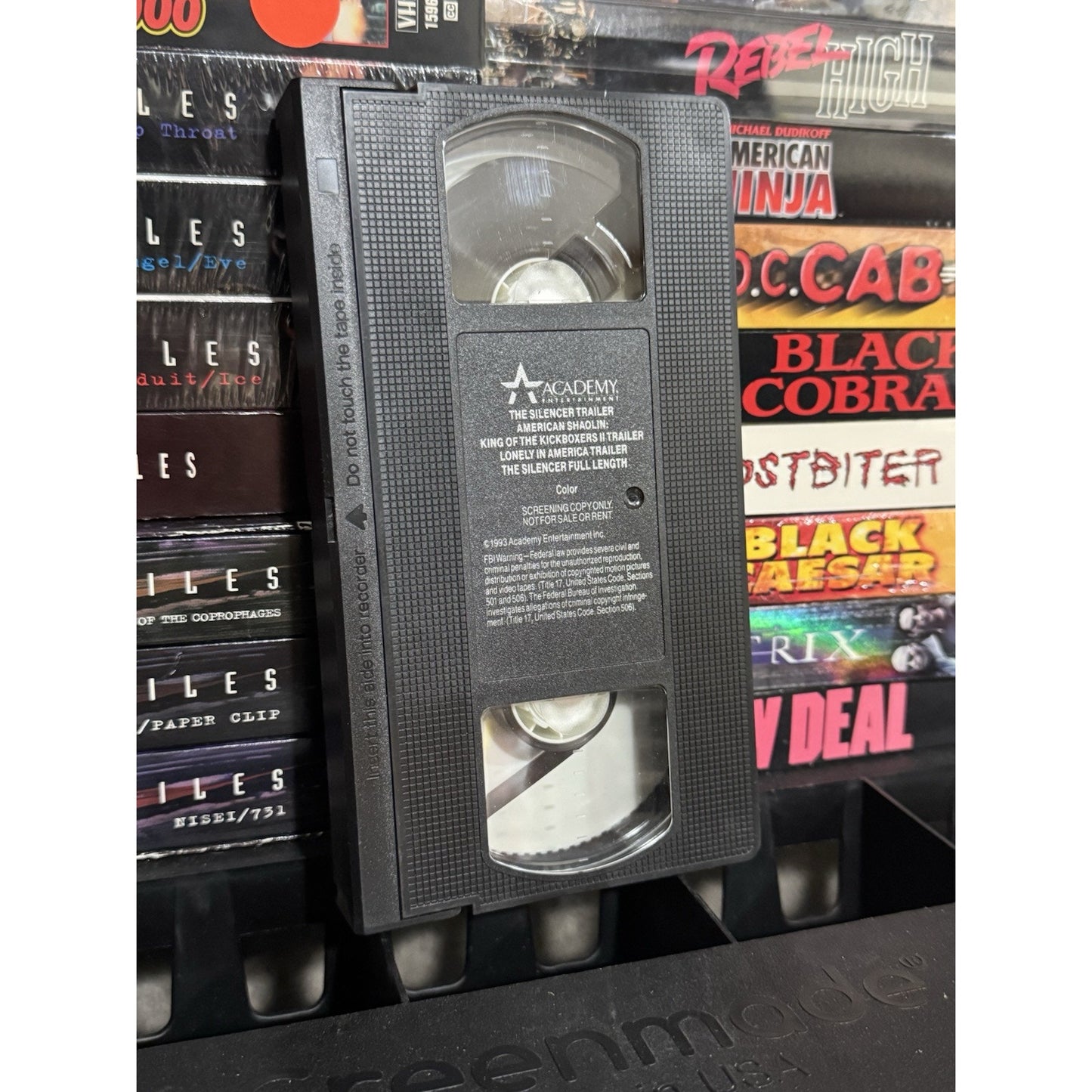 The Silencer Promo Screener - VHS Used