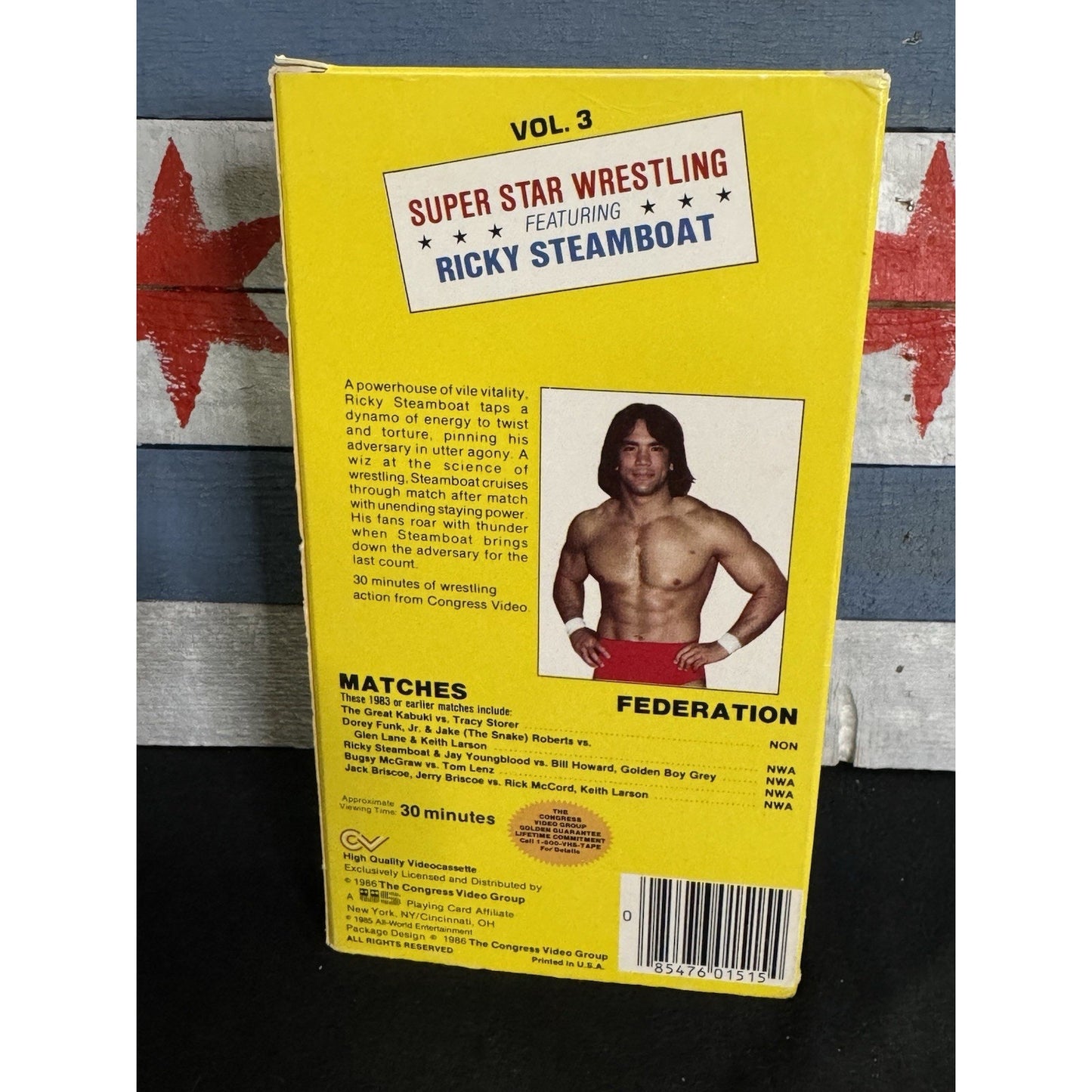 Super Star Wrestling Vol. 3 - VHS Used