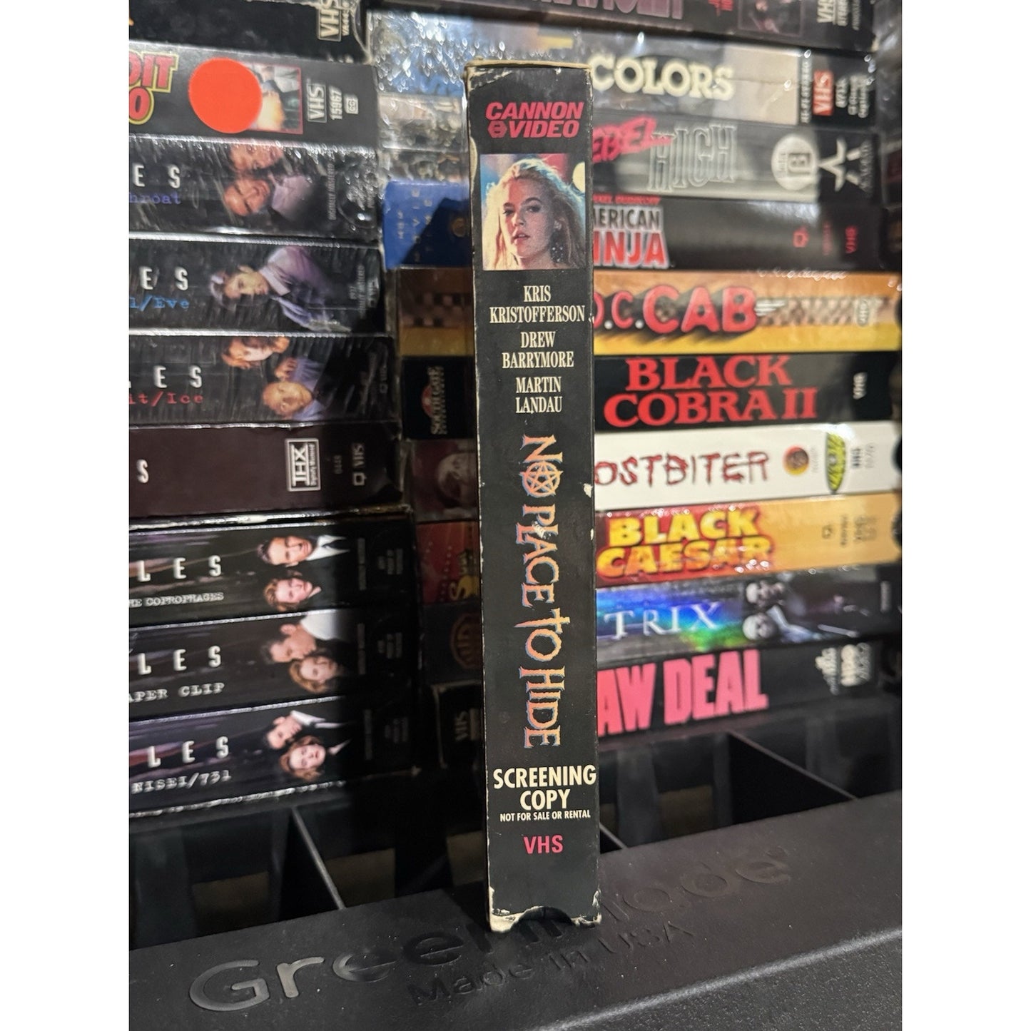No Place to Hide Promo Screener - VHS Used