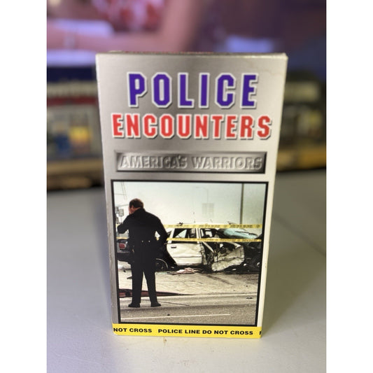Police Encounters Americas Warriors - VHS Used