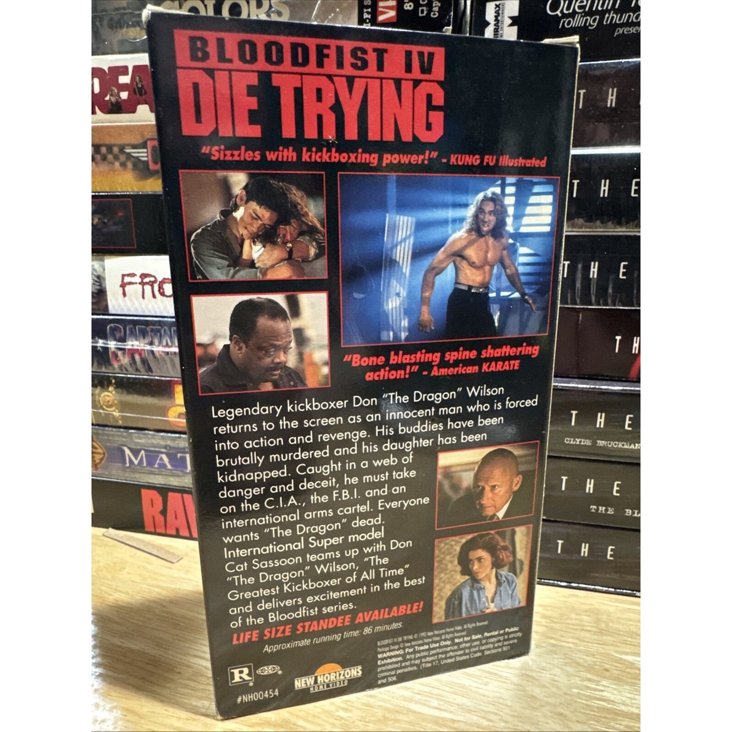 Bloodfist IV: Die Trying Promo Screener - VHS Used