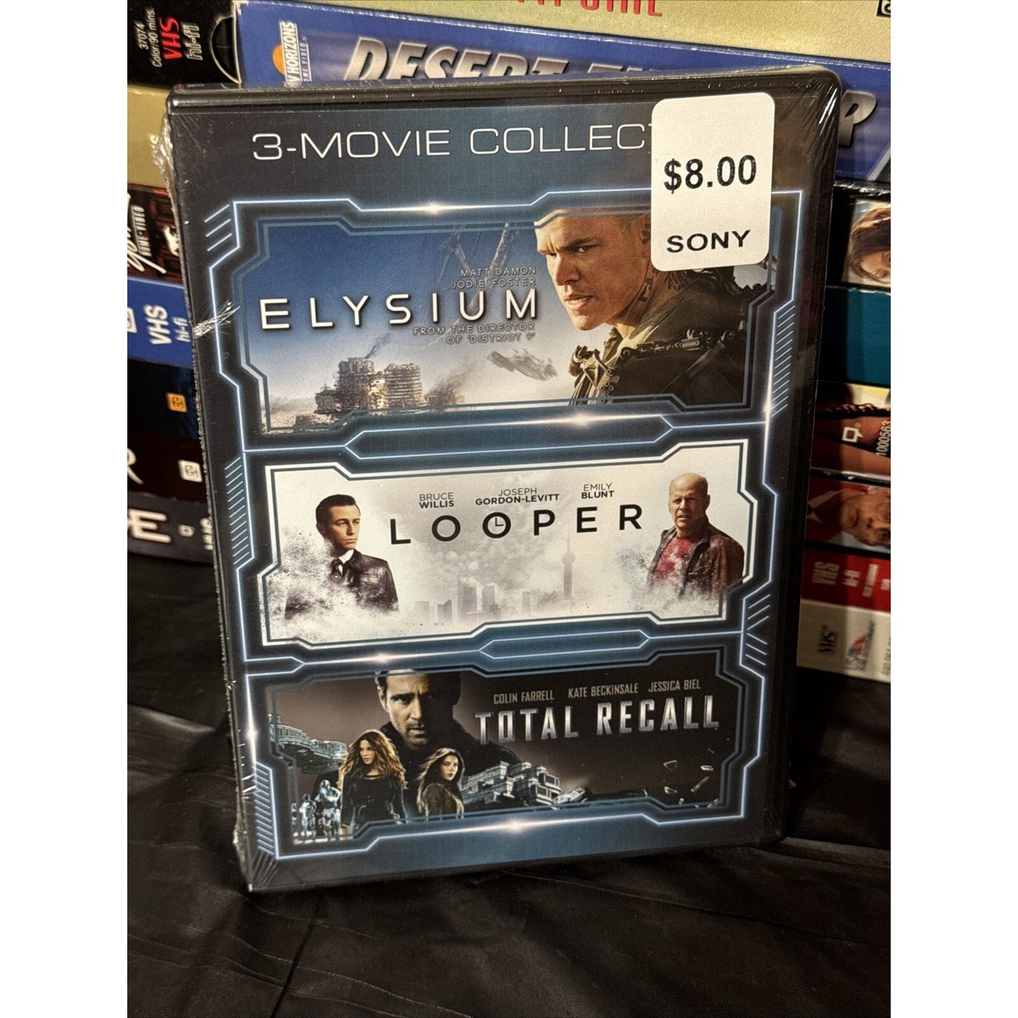 Triple Feature : Elysium / Looper / Total Recall - DVD