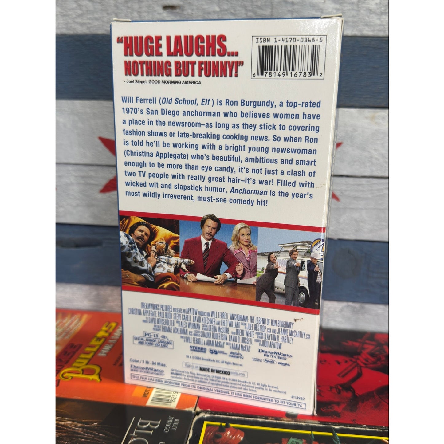 Anchorman The Legend of Ron Burgundy - VHS Used