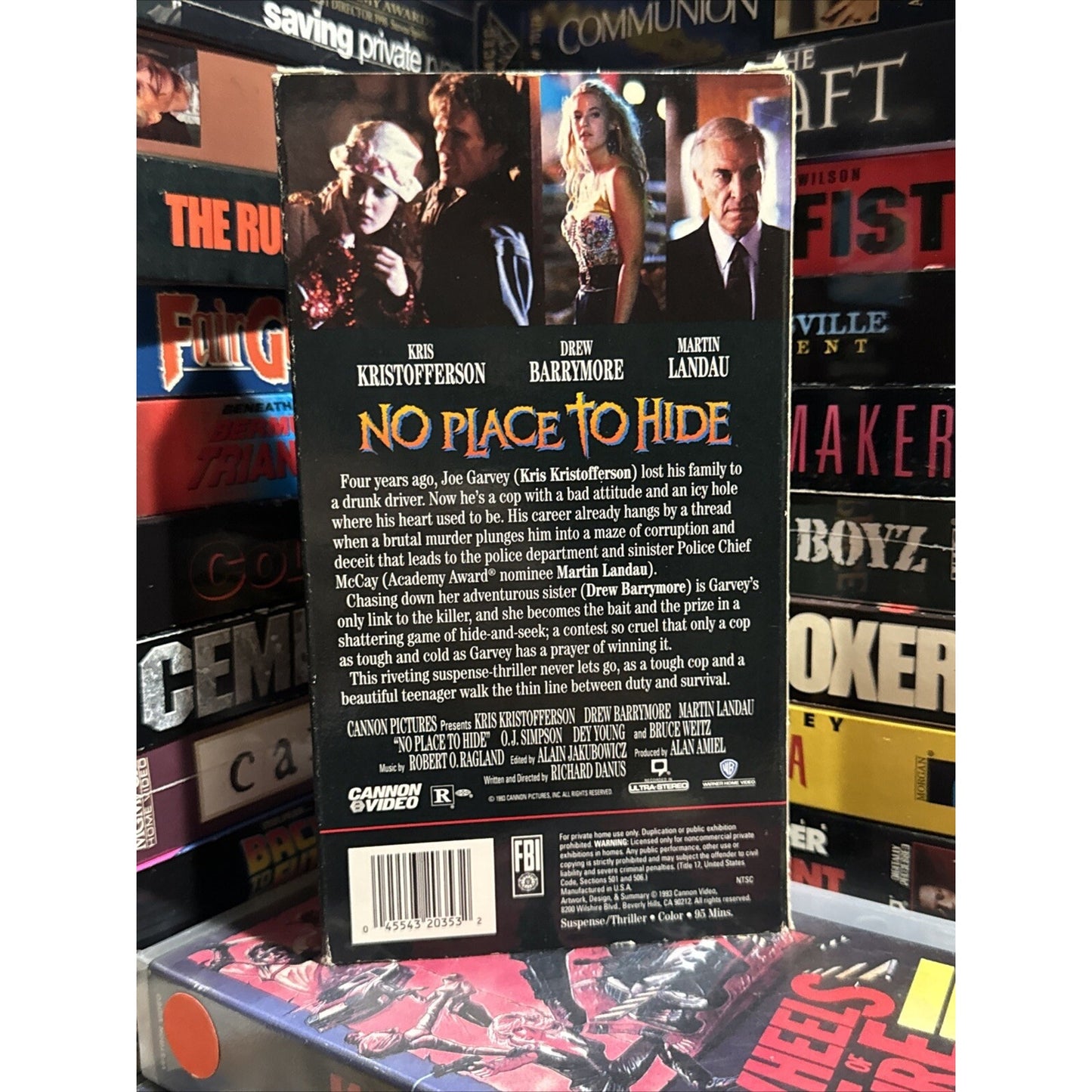 No Place To Hide - VHS Used