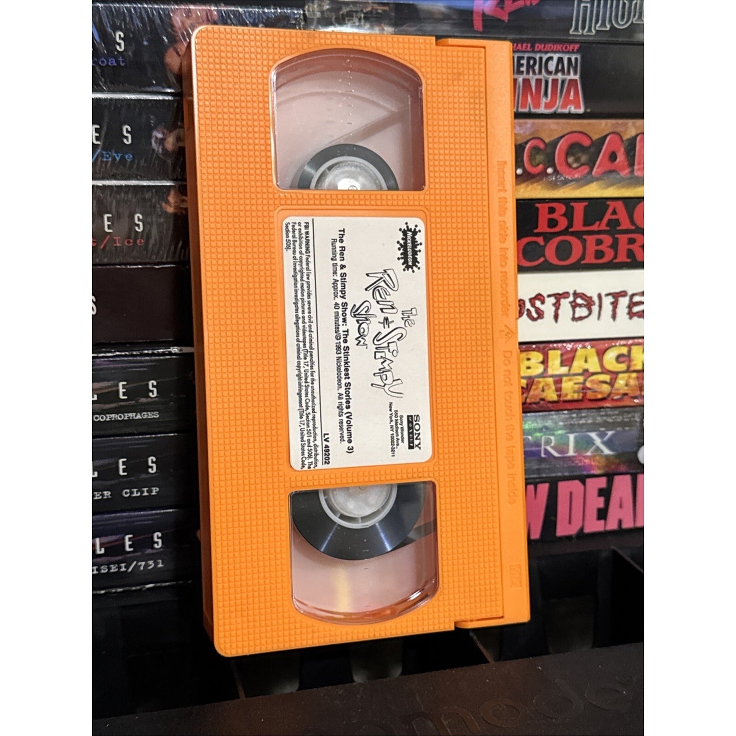 The Ren Stimpy Show The Stinkiest Stories Vol. 3 : 3 Yucky Yarns - VHS Used