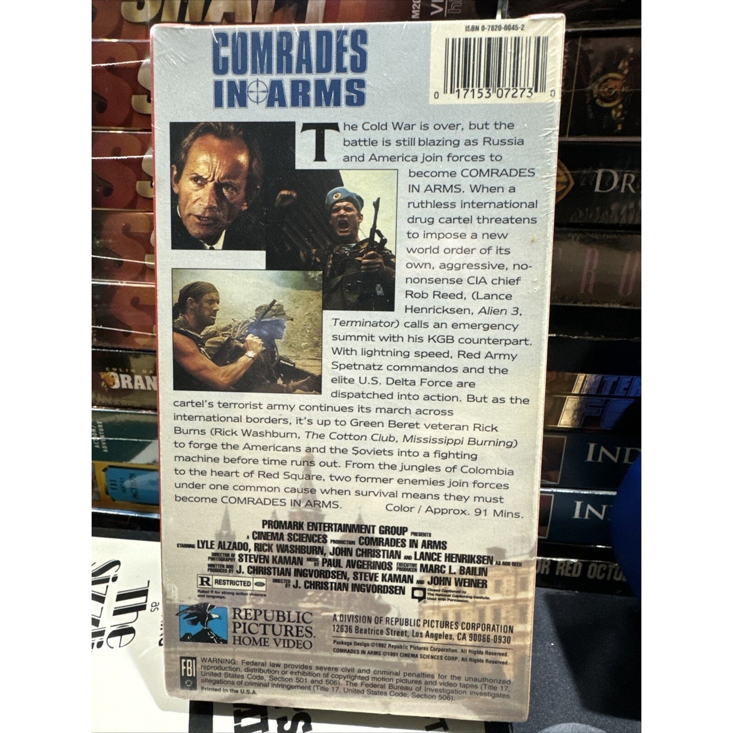 Comrades in Arms Promo Screener - VHS