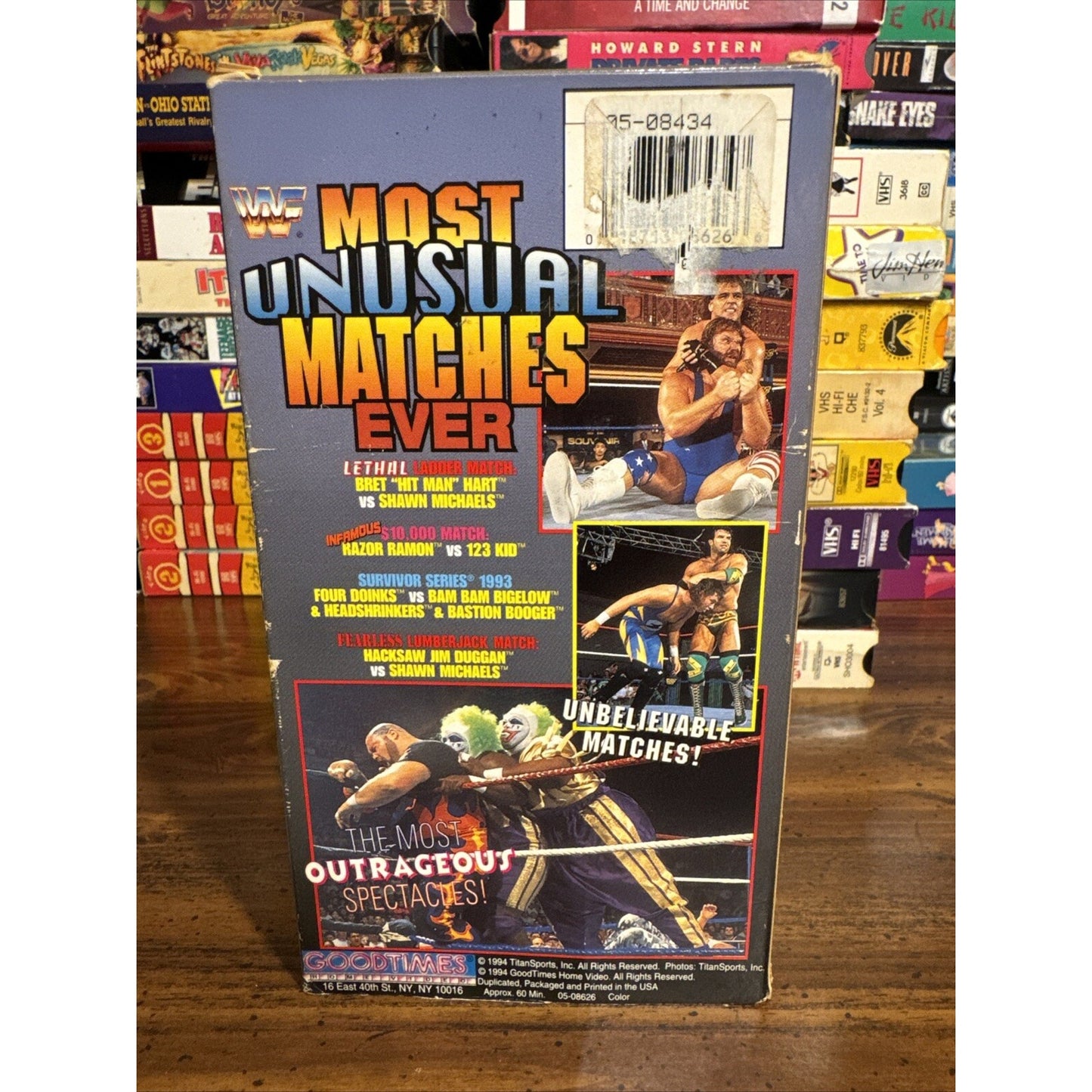 WWF Most Unusual Matches - VHS Used