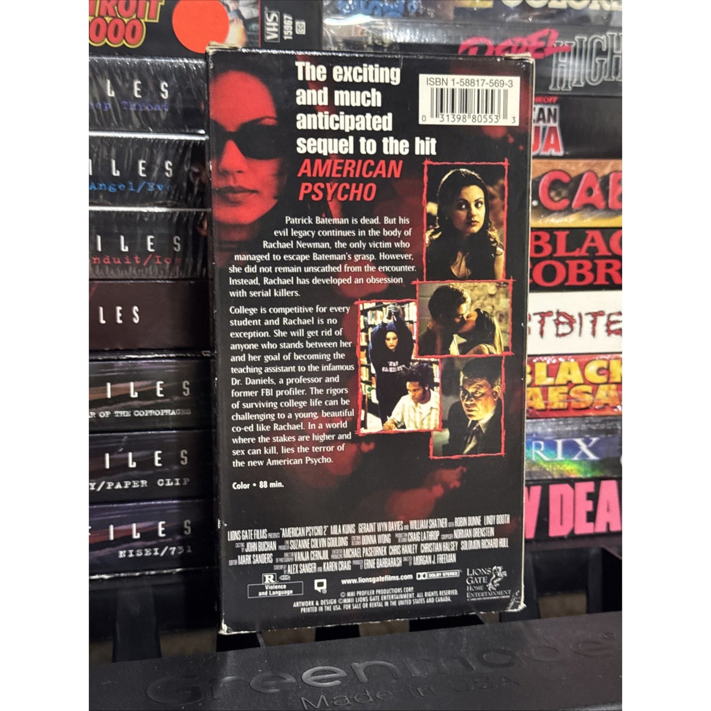 American Psycho 2 - VHS Used