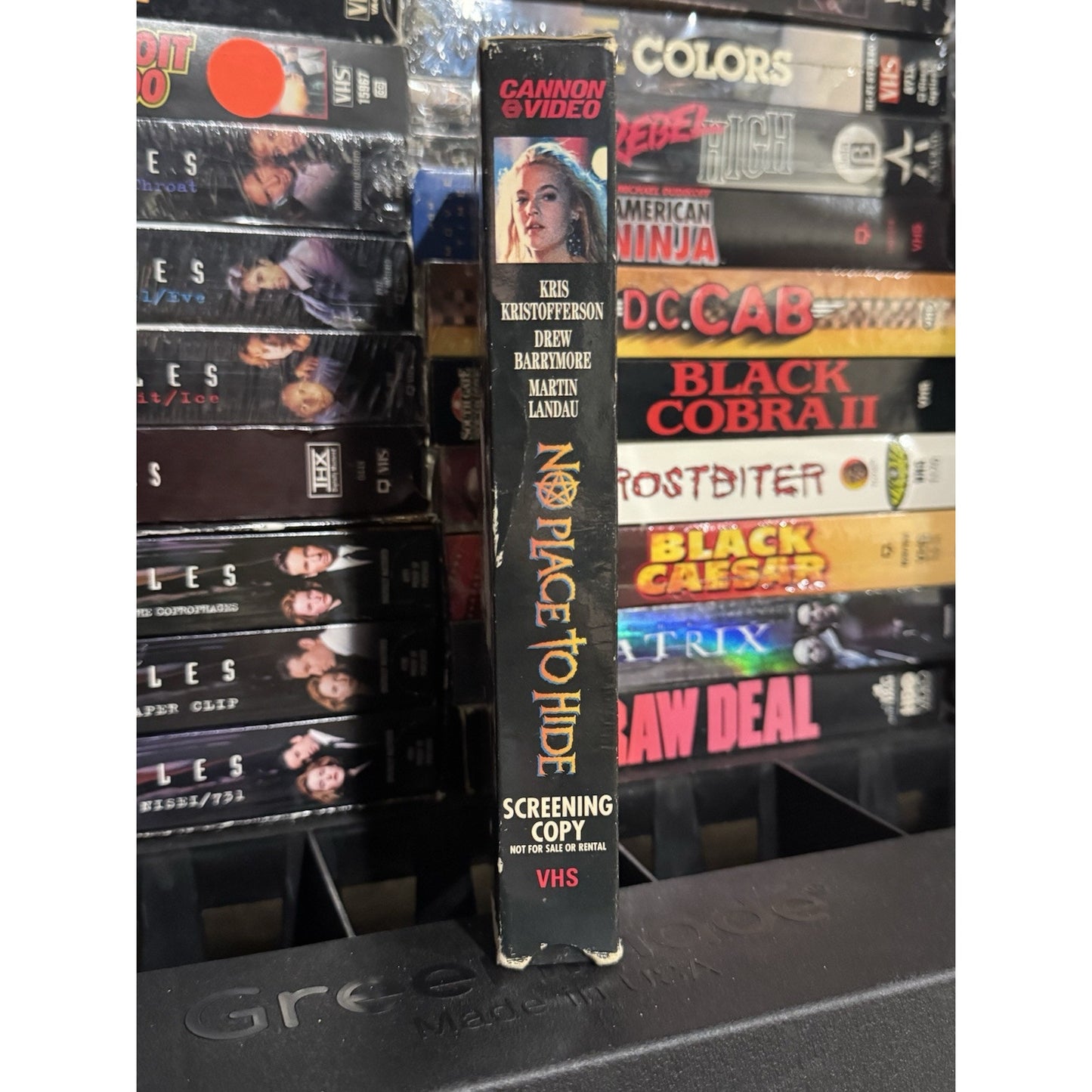 No Place to Hide Promo Screener - VHS Used