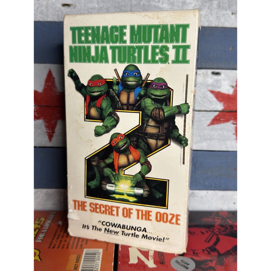Teenage Mutant Ninja Turtles II 2: Secret Of Ooze - VHS Used