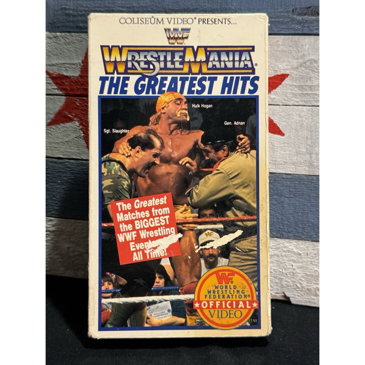 WWF Wrestlemania The Greatest Hits - VHS Used