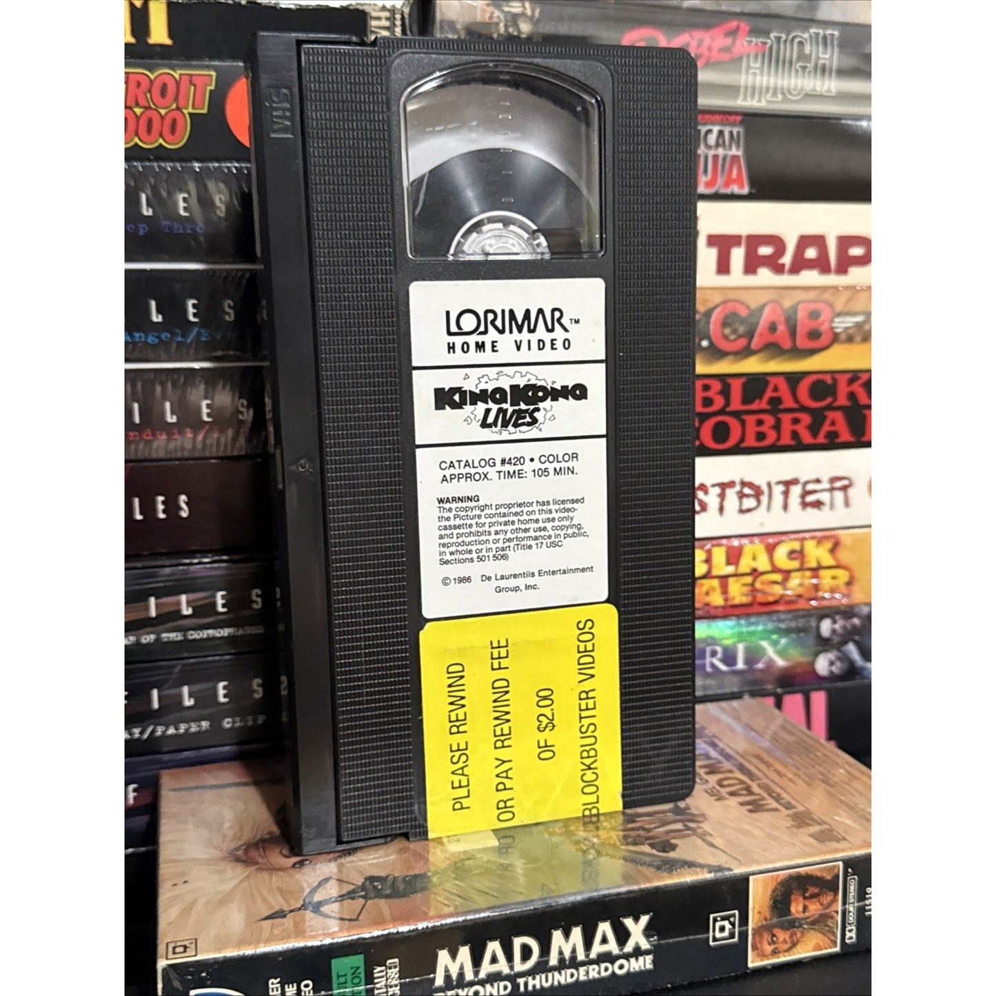 King Kong Lives - VHS Used