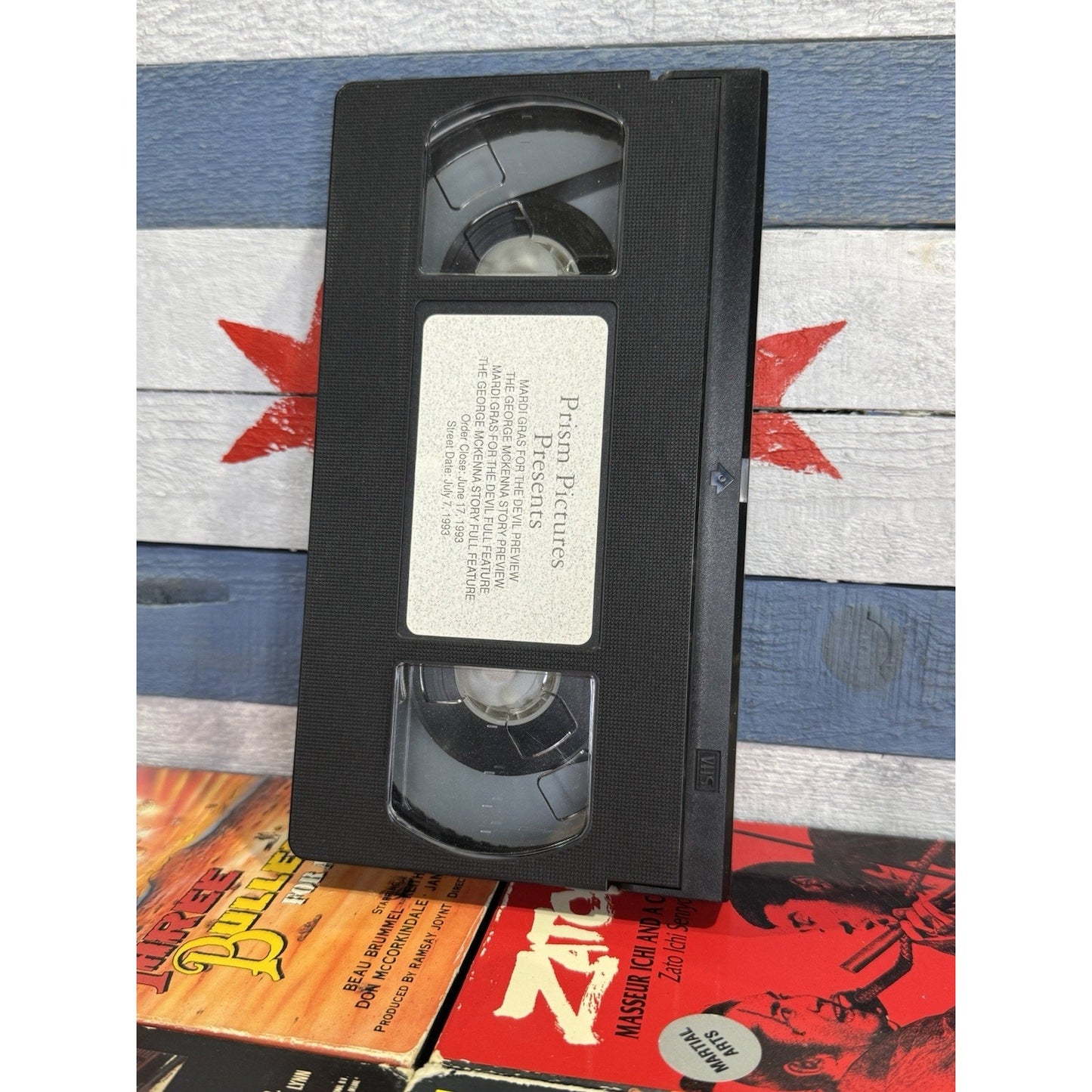 Mardi Gras For the Devil/The George Mckenna Story Double Promo Screener - VHS Used