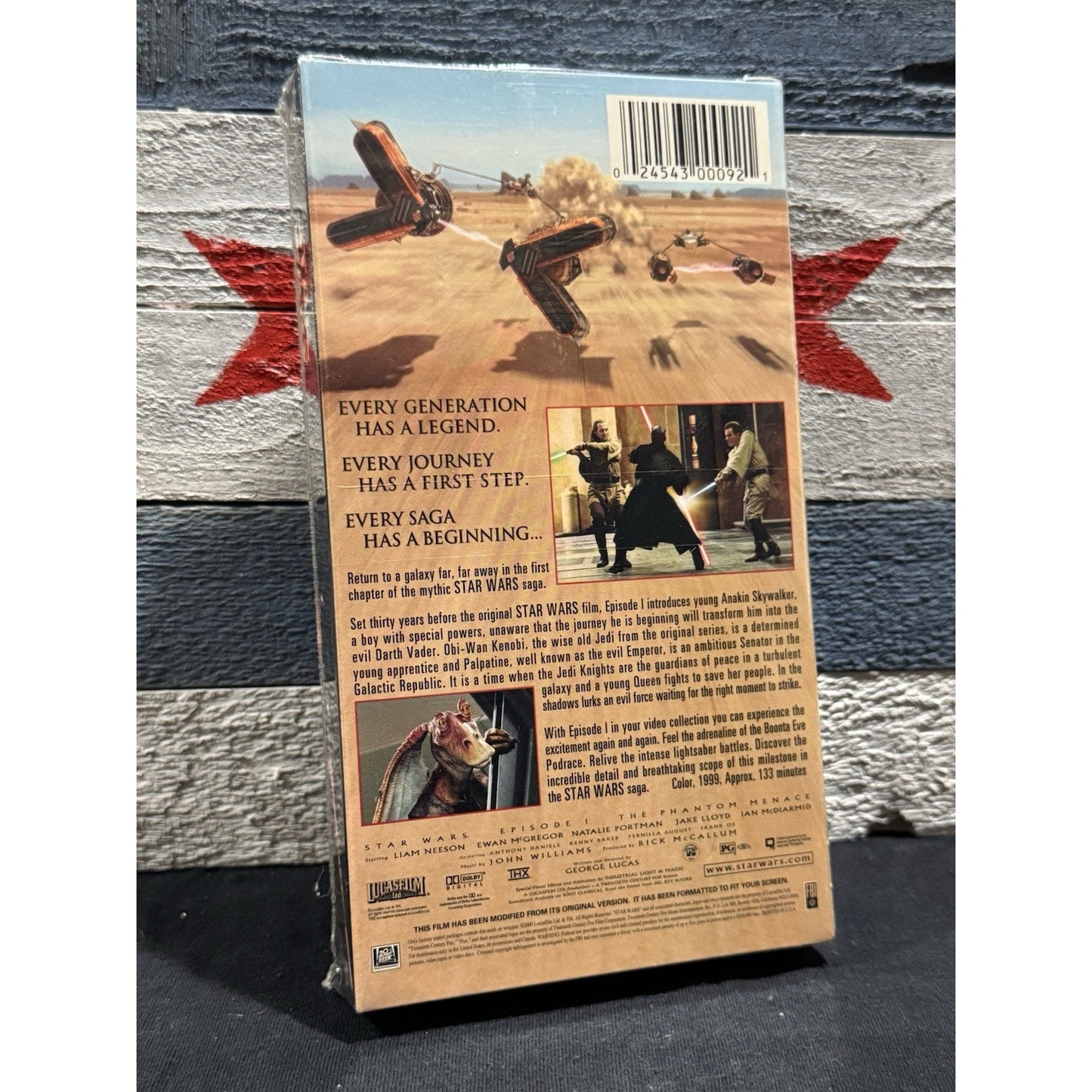 Star Wars Episode 1 The Phantom Menace - VHS