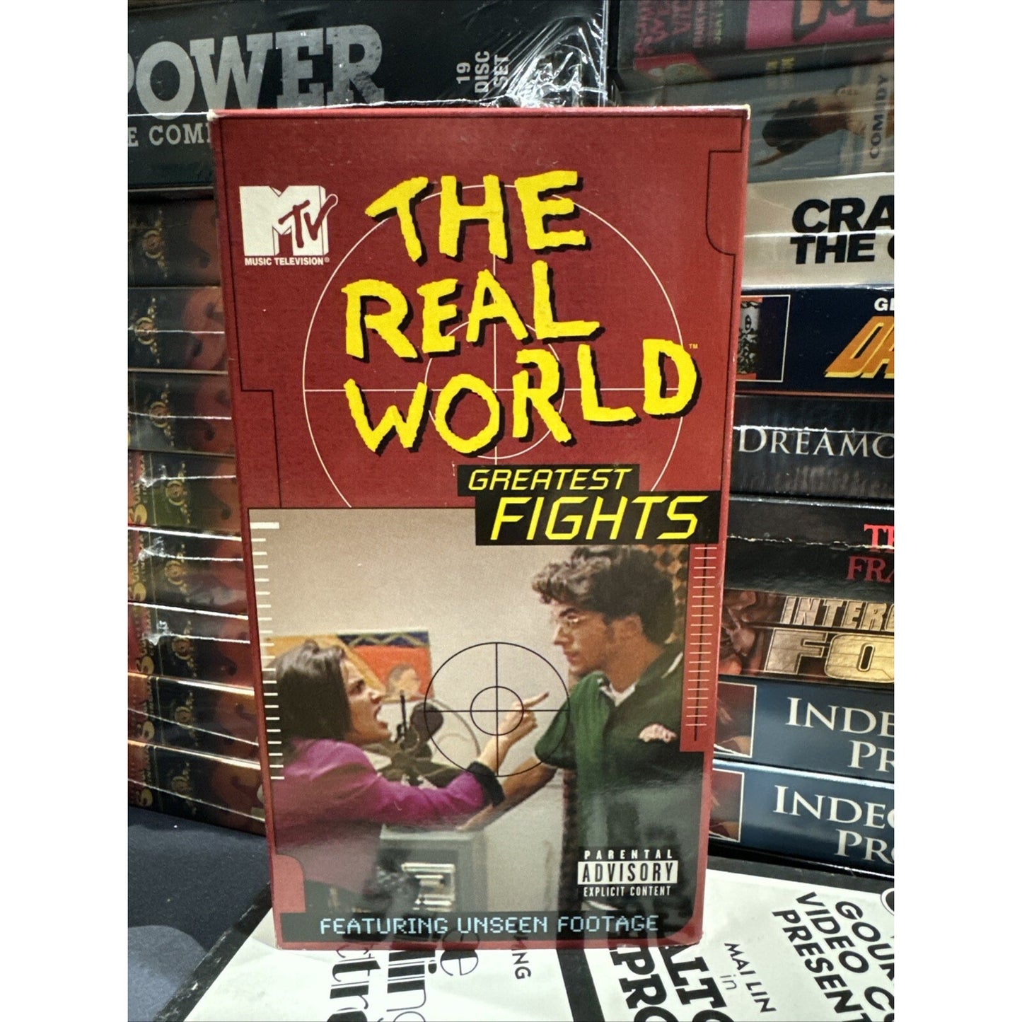 MTVs The Real World Greatest Fights Promo Screener - VHS Used