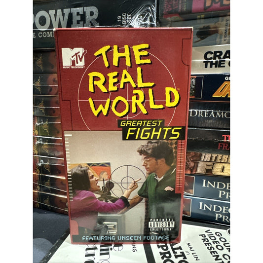MTVs The Real World Greatest Fights Promo Screener - VHS Used