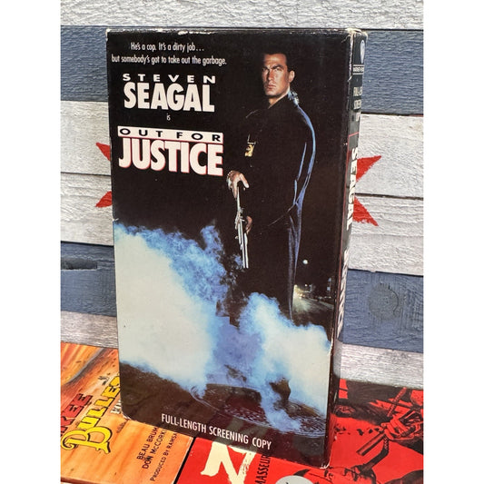 Out For Justice Promo Screener - VHS Used