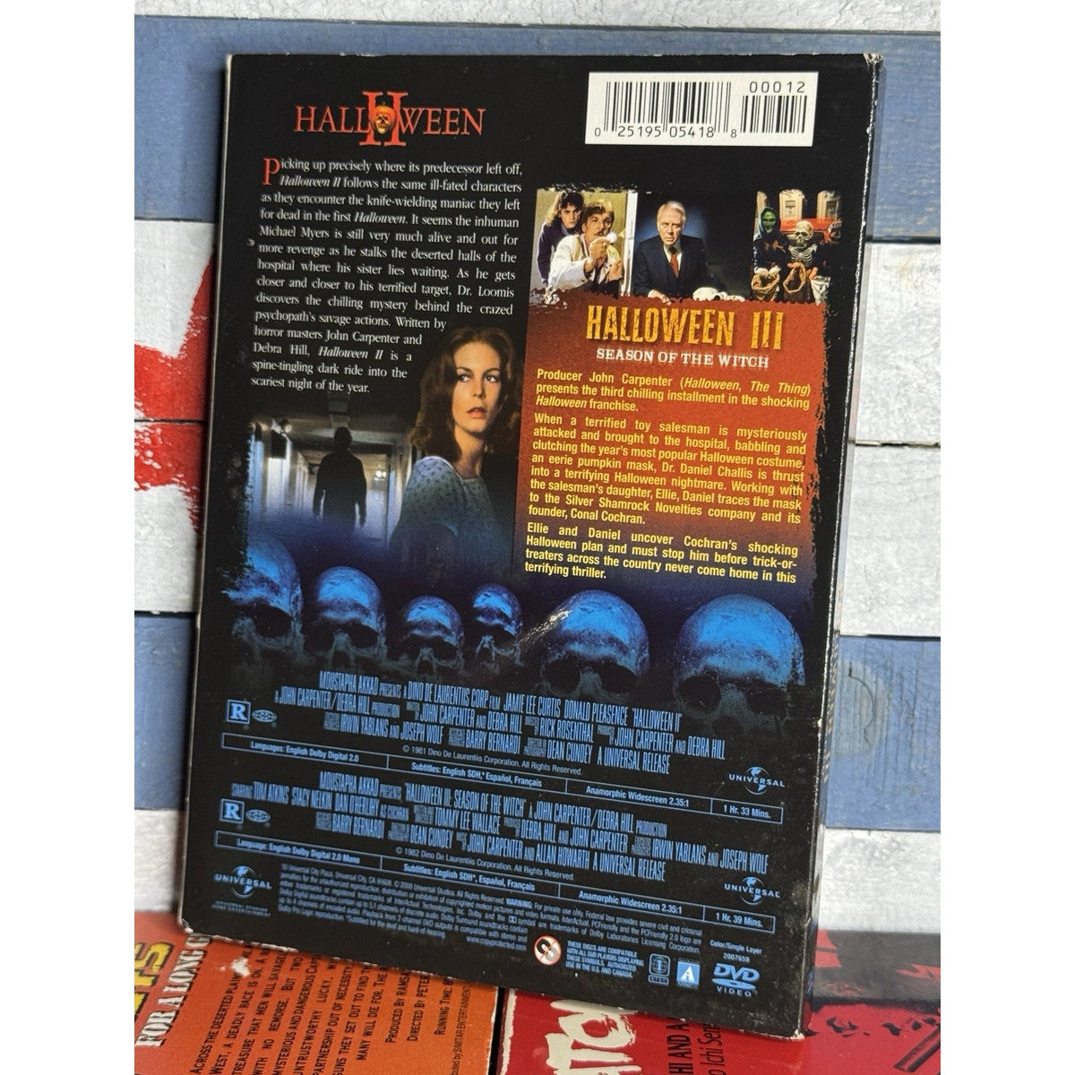 Halloween 2 and 3 Double Feature - DVD Used