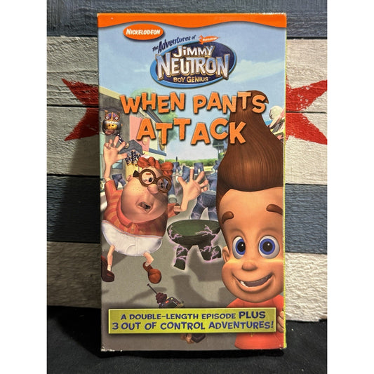 The Adventures Of Jimmy Neutron When Pants Attack - VHS Used