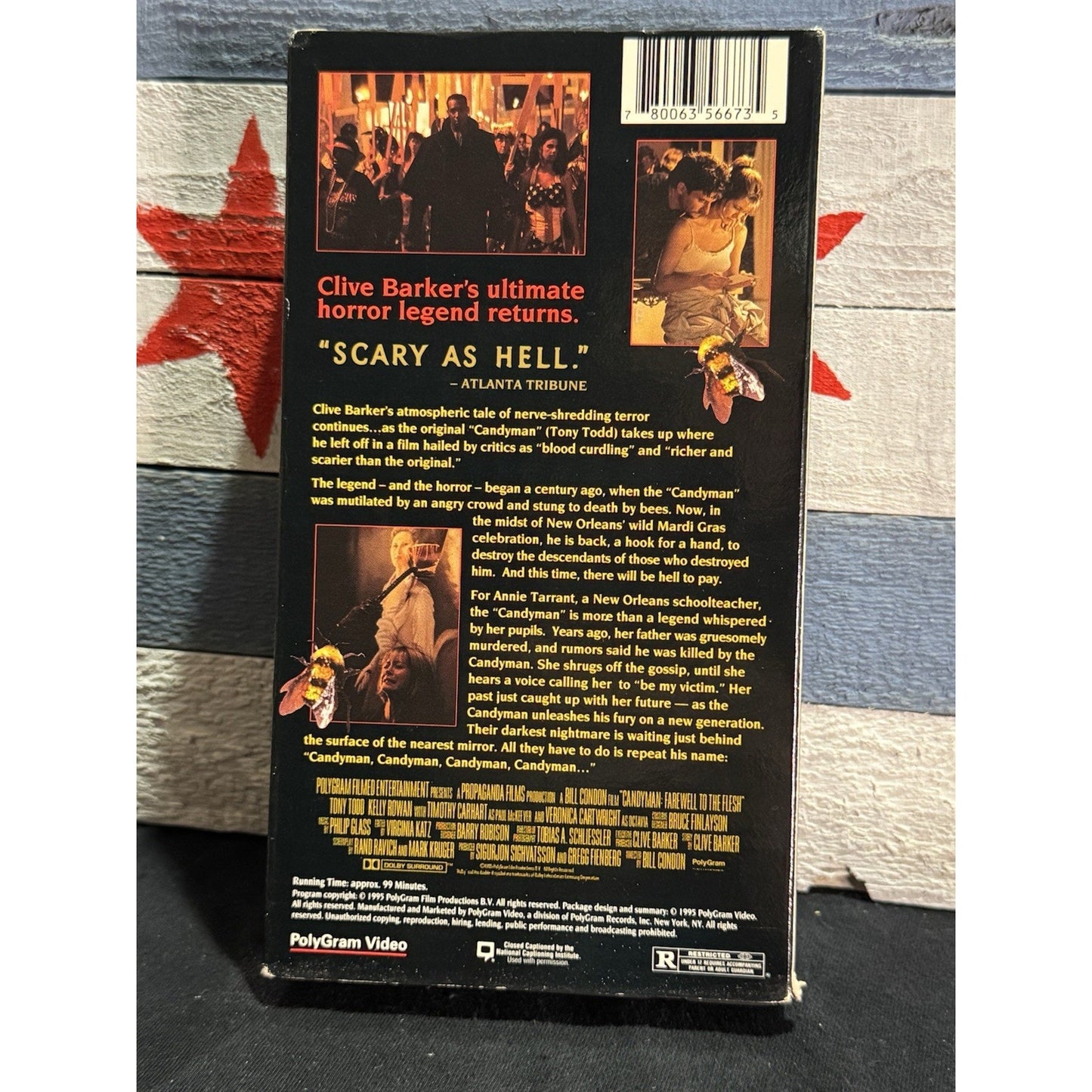 Candyman 2 Farewell to the Flesh - VHS Used