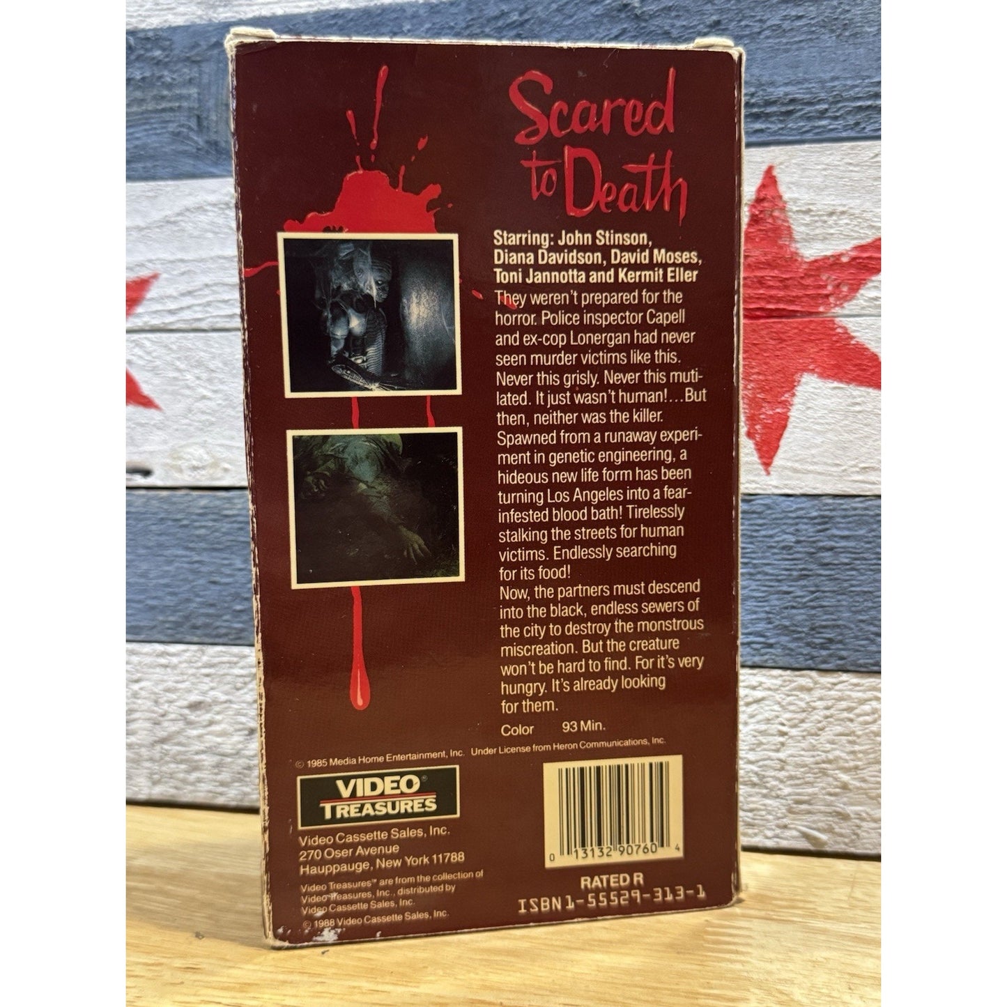 Scared To Death - Video Treasures VHS Used