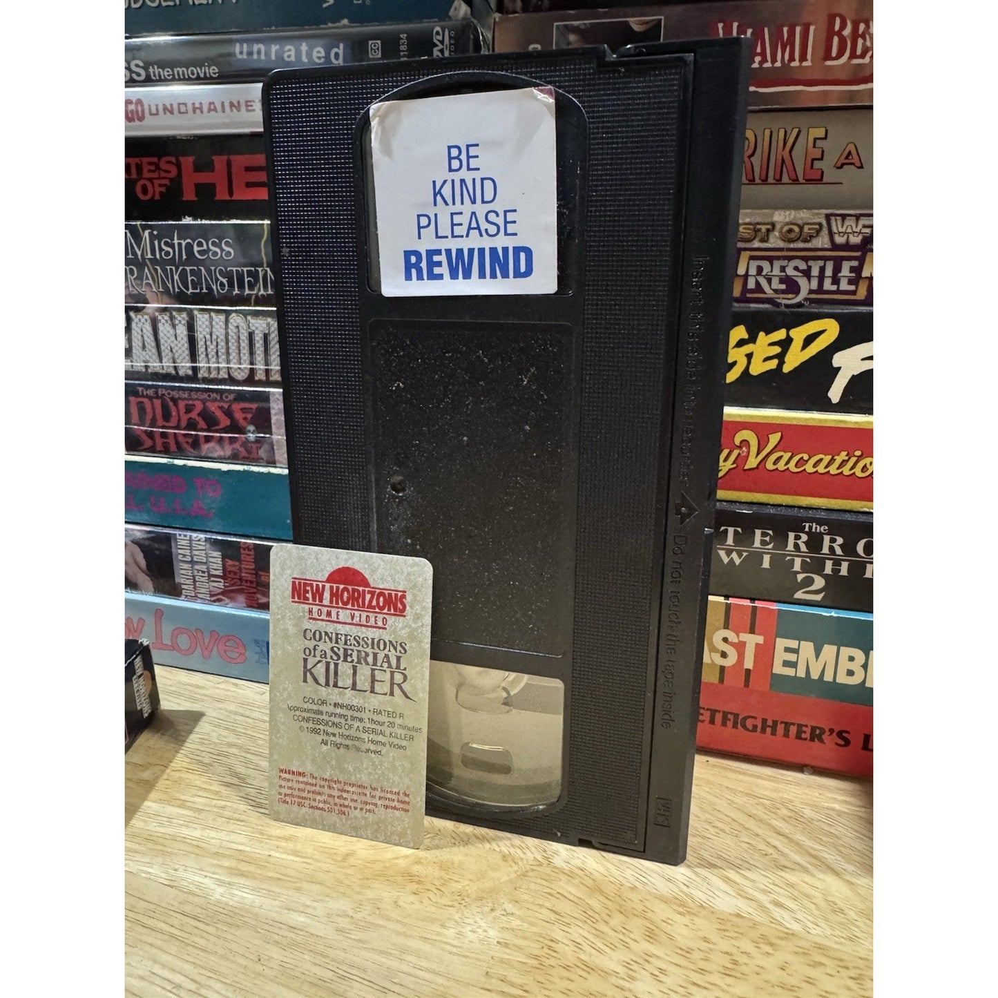 Confessions Of A Serial Killer Horror - VHS Used