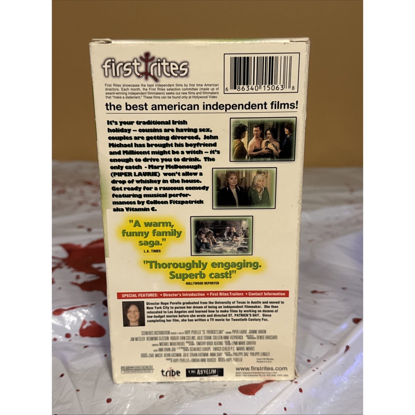 St Patrick’s Day VHS First Rites Hollywood Video RARE